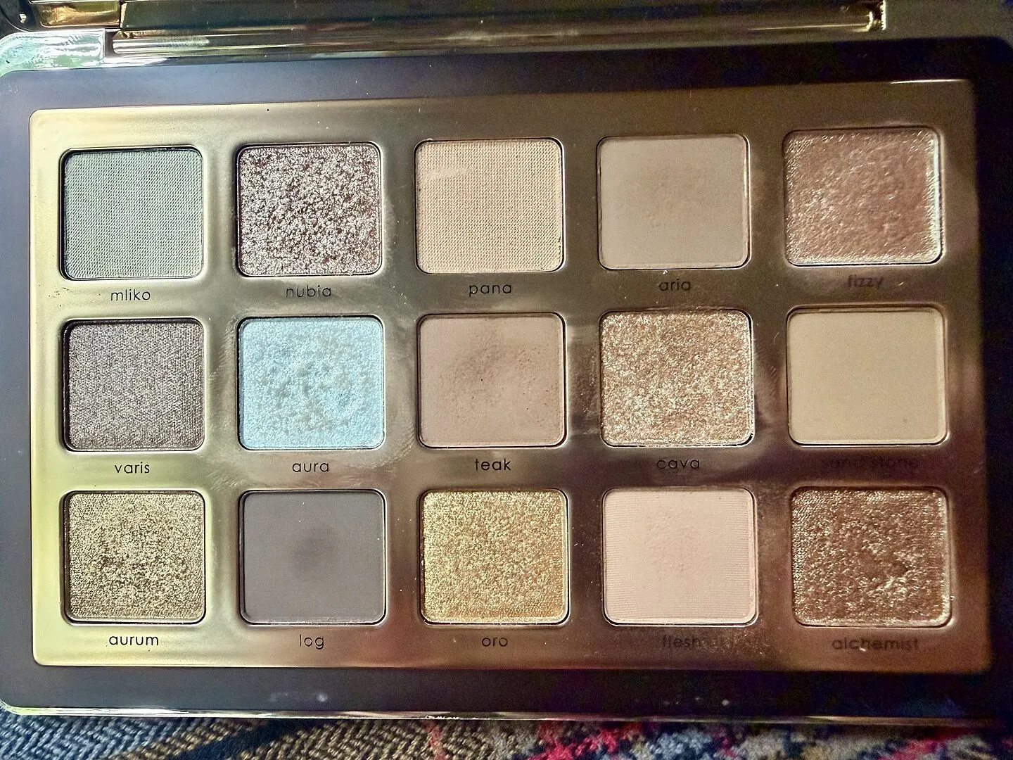 Natasha Denona Golden Lidschattenpalette 15 Farben Gold