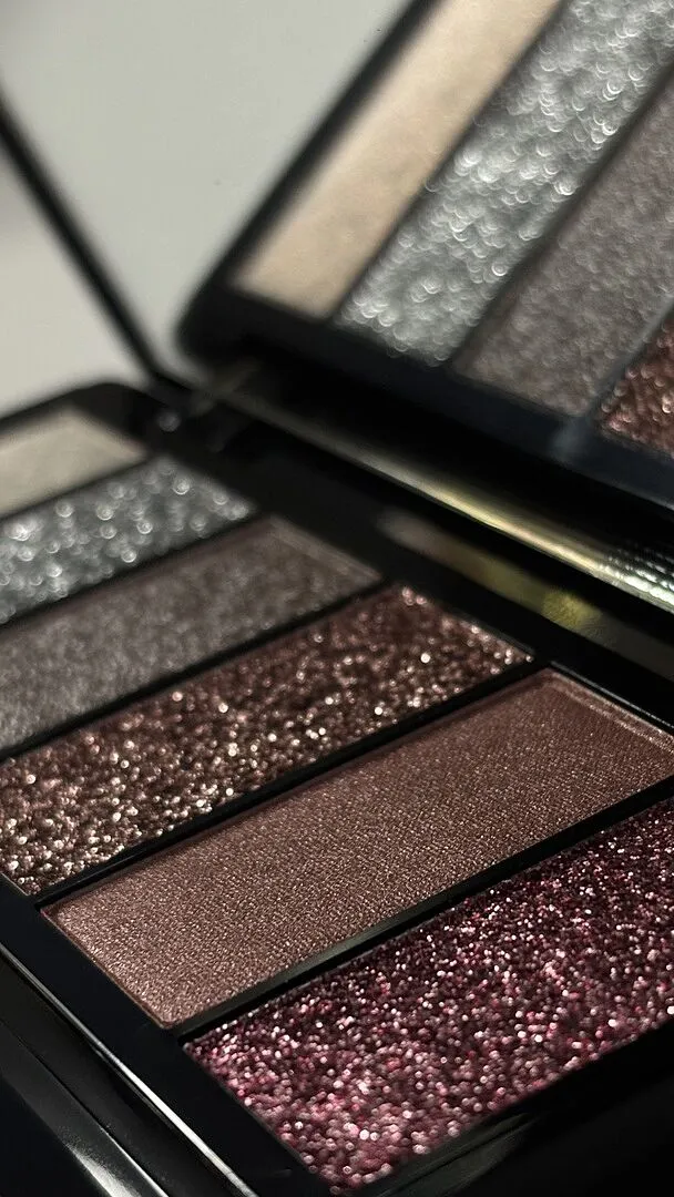 ARDECO Glittery Eyeshadow Palette 3 touch of velvet 6 Farben