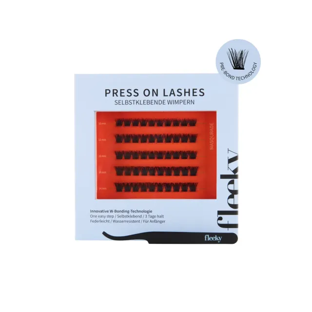 fleeky Press On Lashes Masquerade Wimpern dramatisch