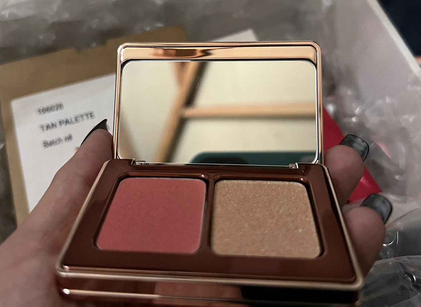 Natasha Denona Mini Rose Cheek Duo Blush Highlighter