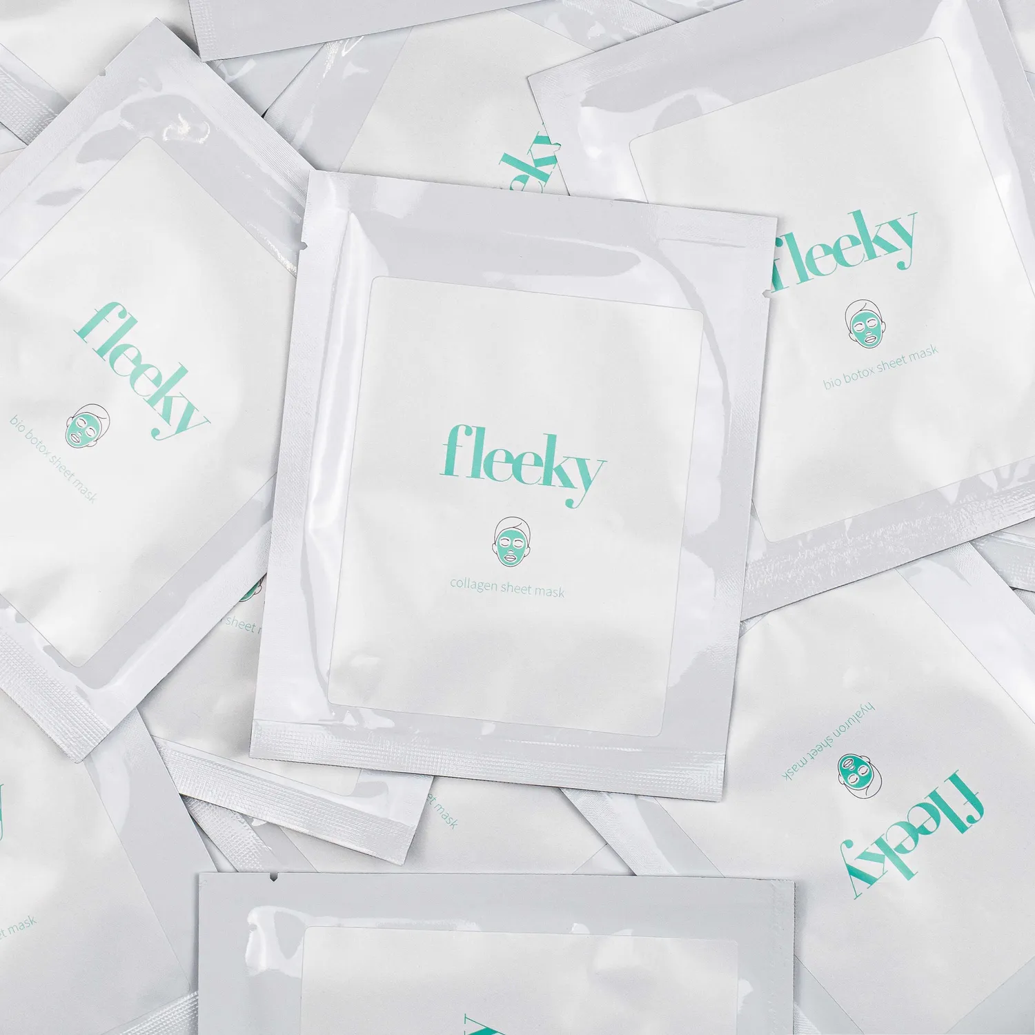 fleeky Bio Botox Sheet Mask Tuchmaske 5 Stück Hyaluron