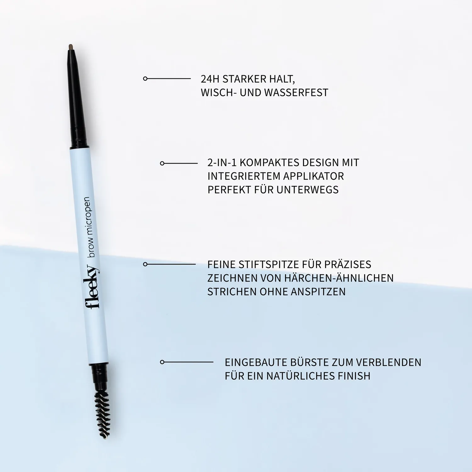 fleeky Brow Micropen 3D Augenbrauenstift mit Bürste