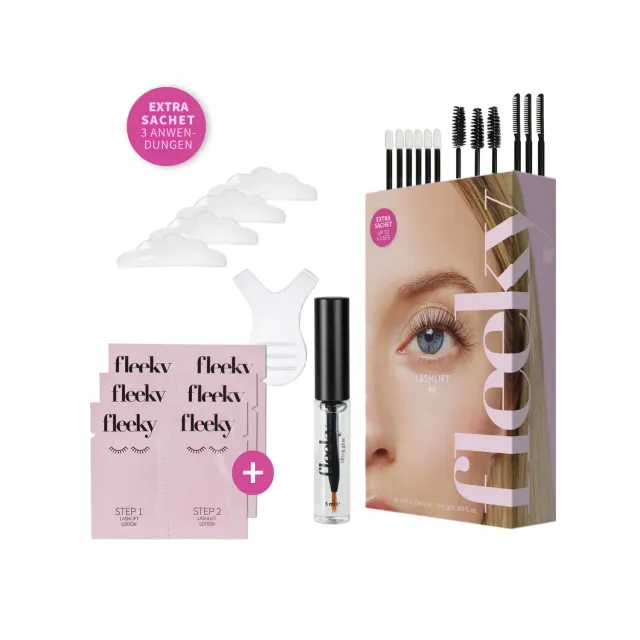 fleeky Lashlift Kit Wimpernlifting Set bis 6 Wochen Halt