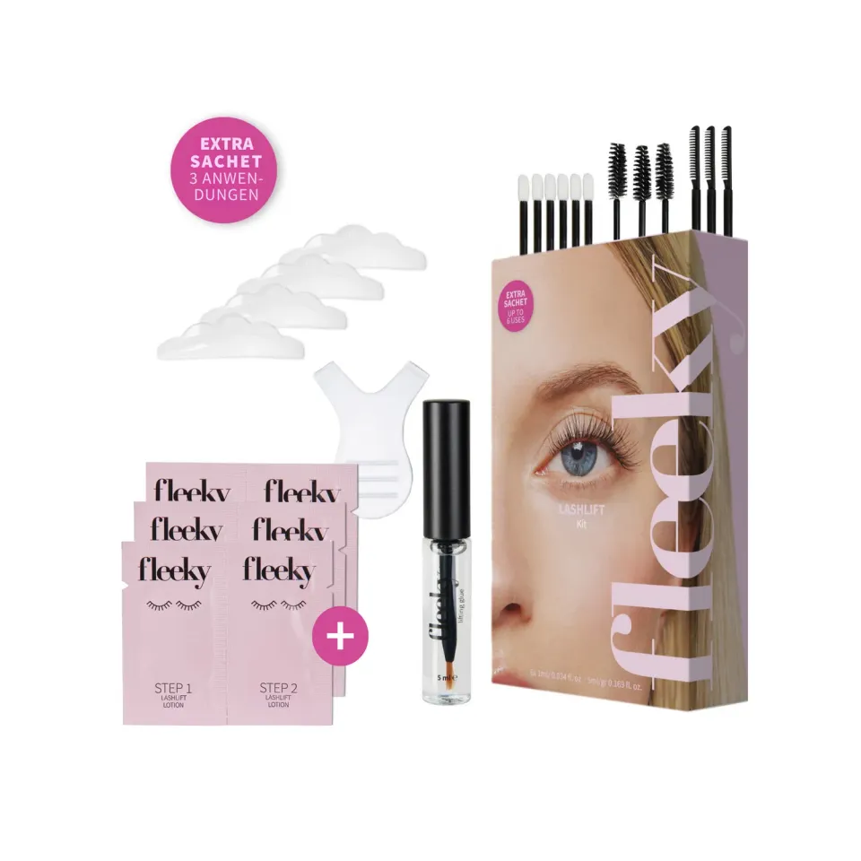 fleeky Lashlift Kit Wimpernlifting Set bis 6 Wochen Halt
