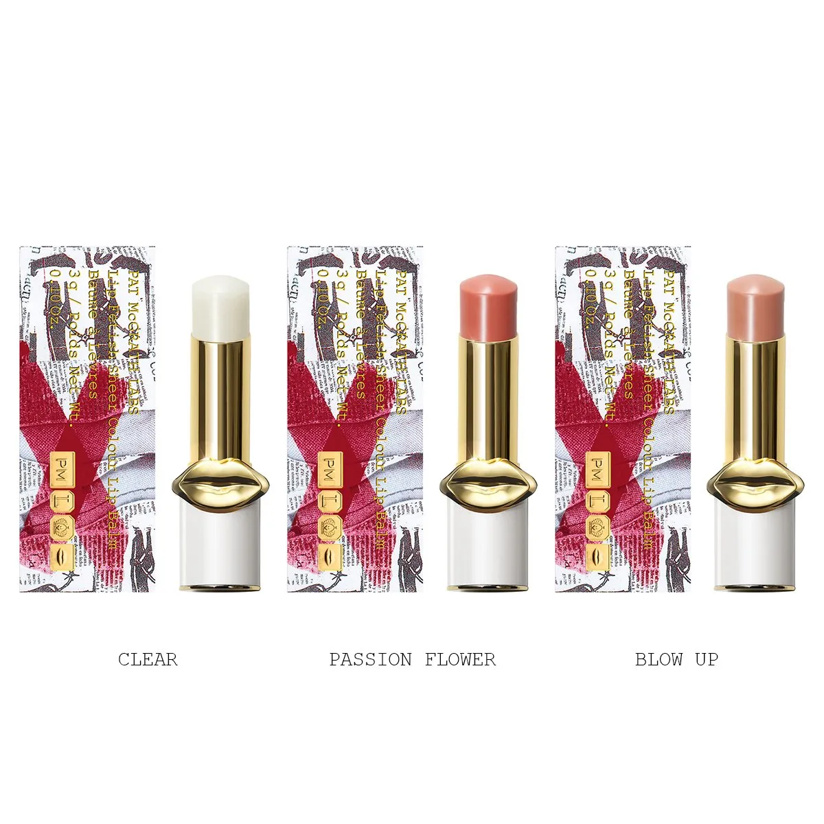 Pat McGrath Lip Fetish Sheer Colour Balm Trio 3tlg sheer