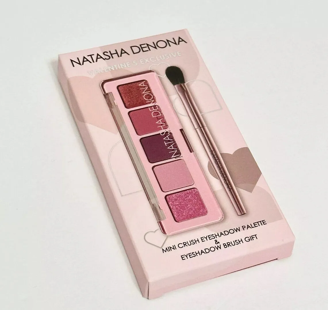 Natasha Denona Mini Rose Lidschatten Palette 5 Farben kühl