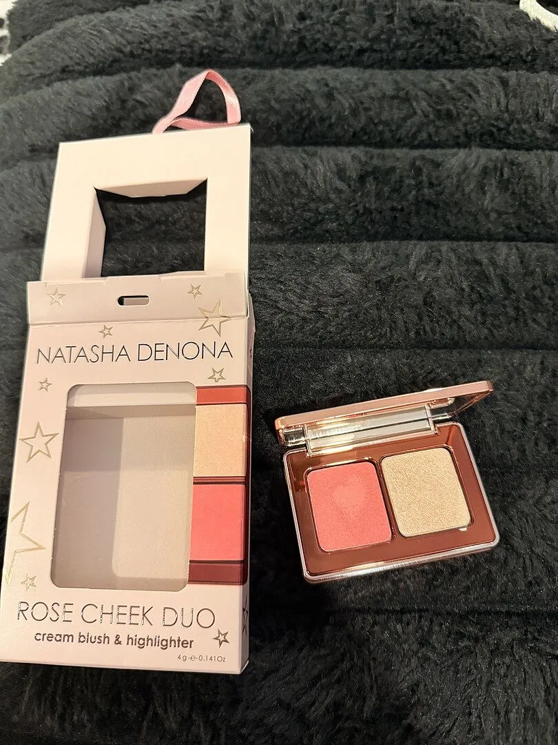 Natasha Denona Mini Rose Cheek Duo Blush Ornament cremig