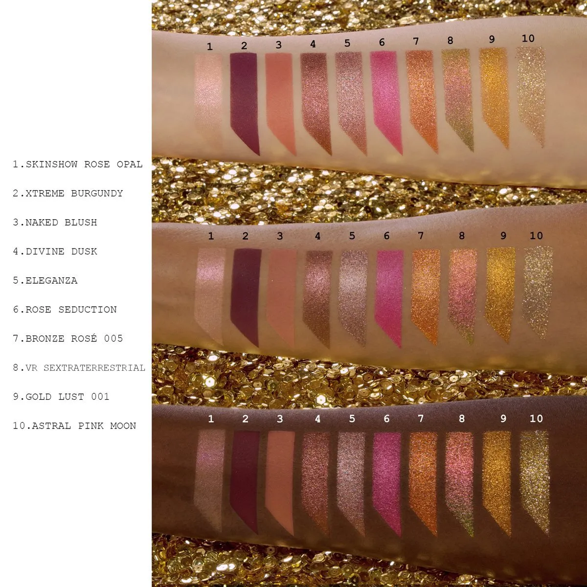Pat McGrath Labs Mothership VIII Divine Rose II Lidschattenpalette