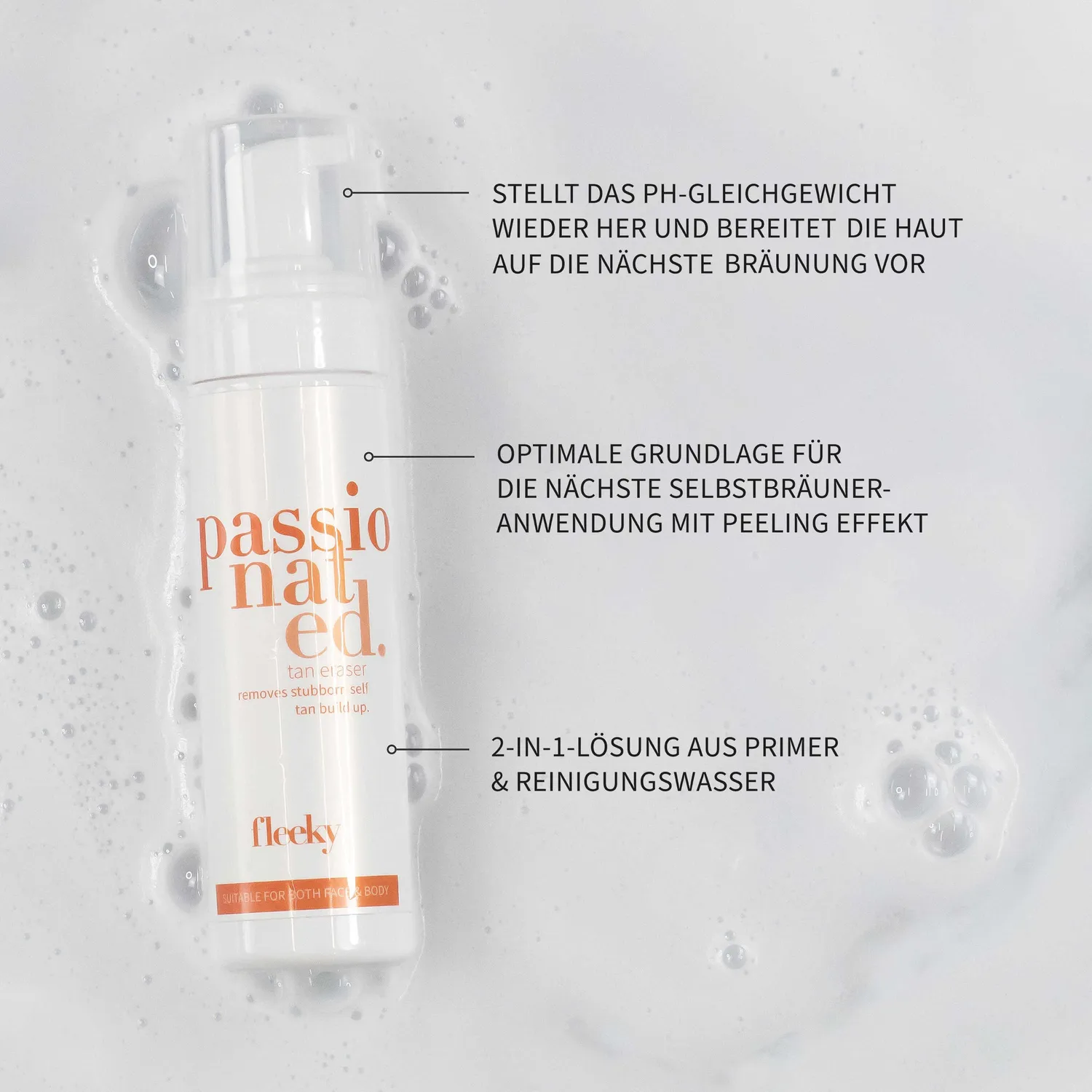 fleeky Tan Eraser Mousse Selbstbräuner Entferner sanft