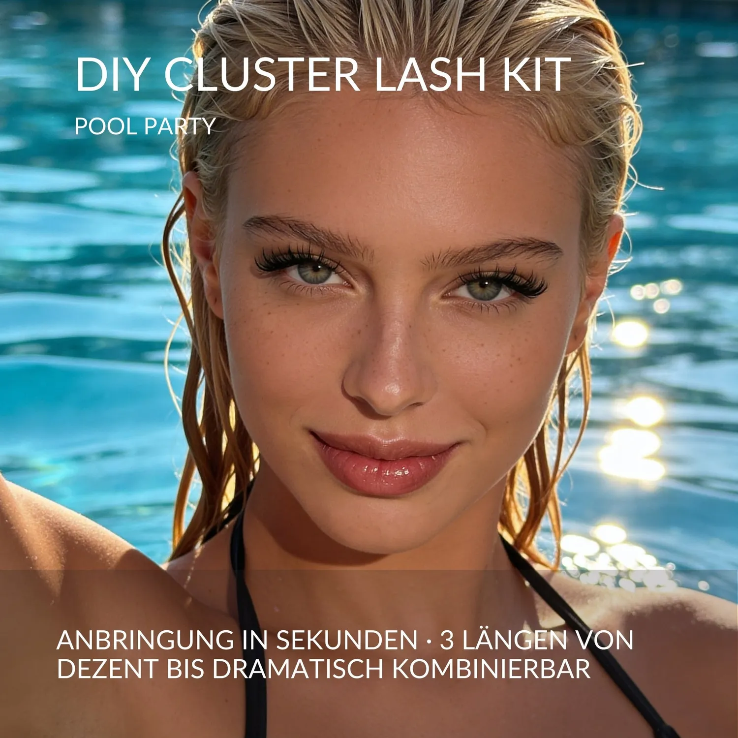 fleeky Press On Lashes Pool Party künstliche Wimpern