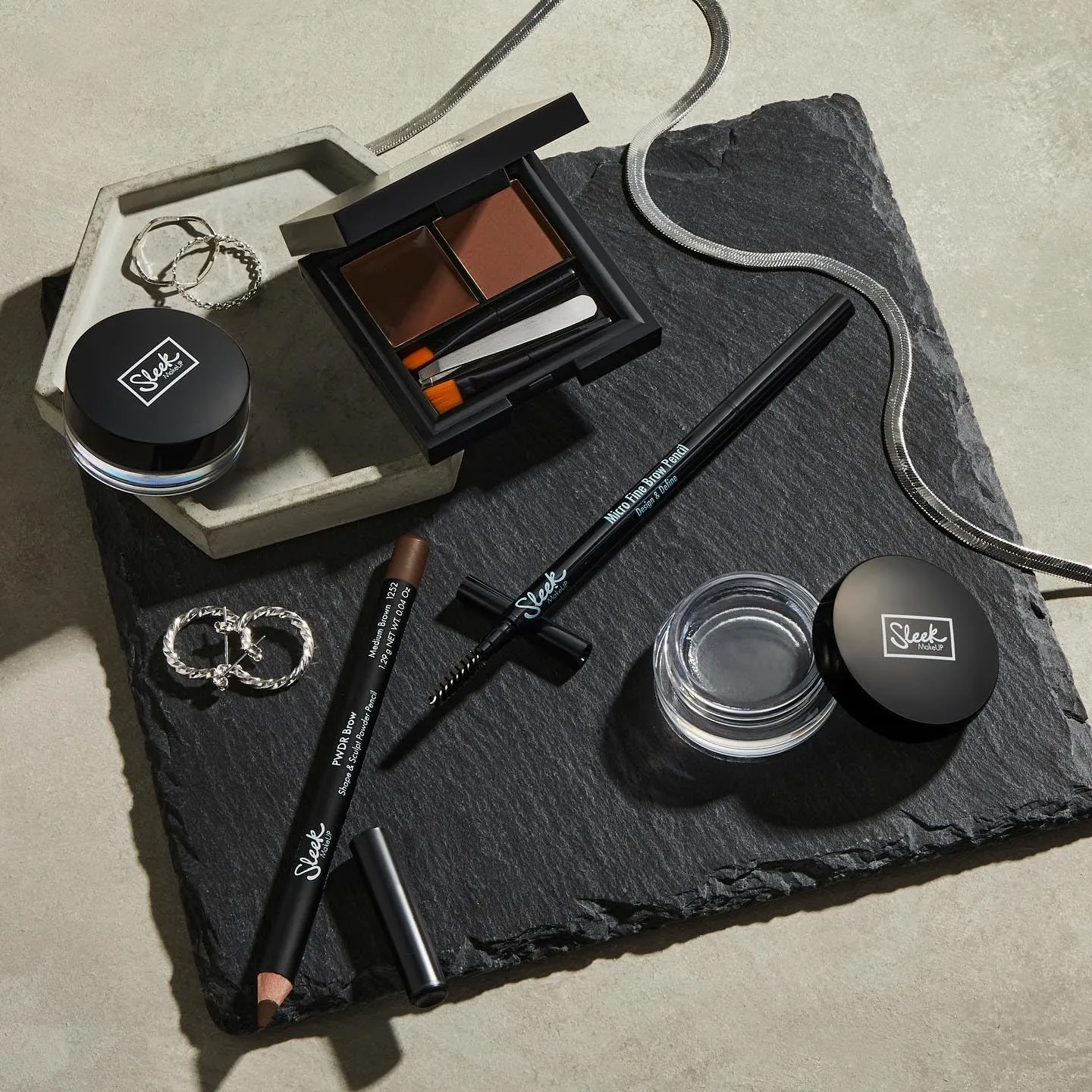 Sleek Brow Kit Medium Augenbrauen-Set Mittel 3,8g wasserfest