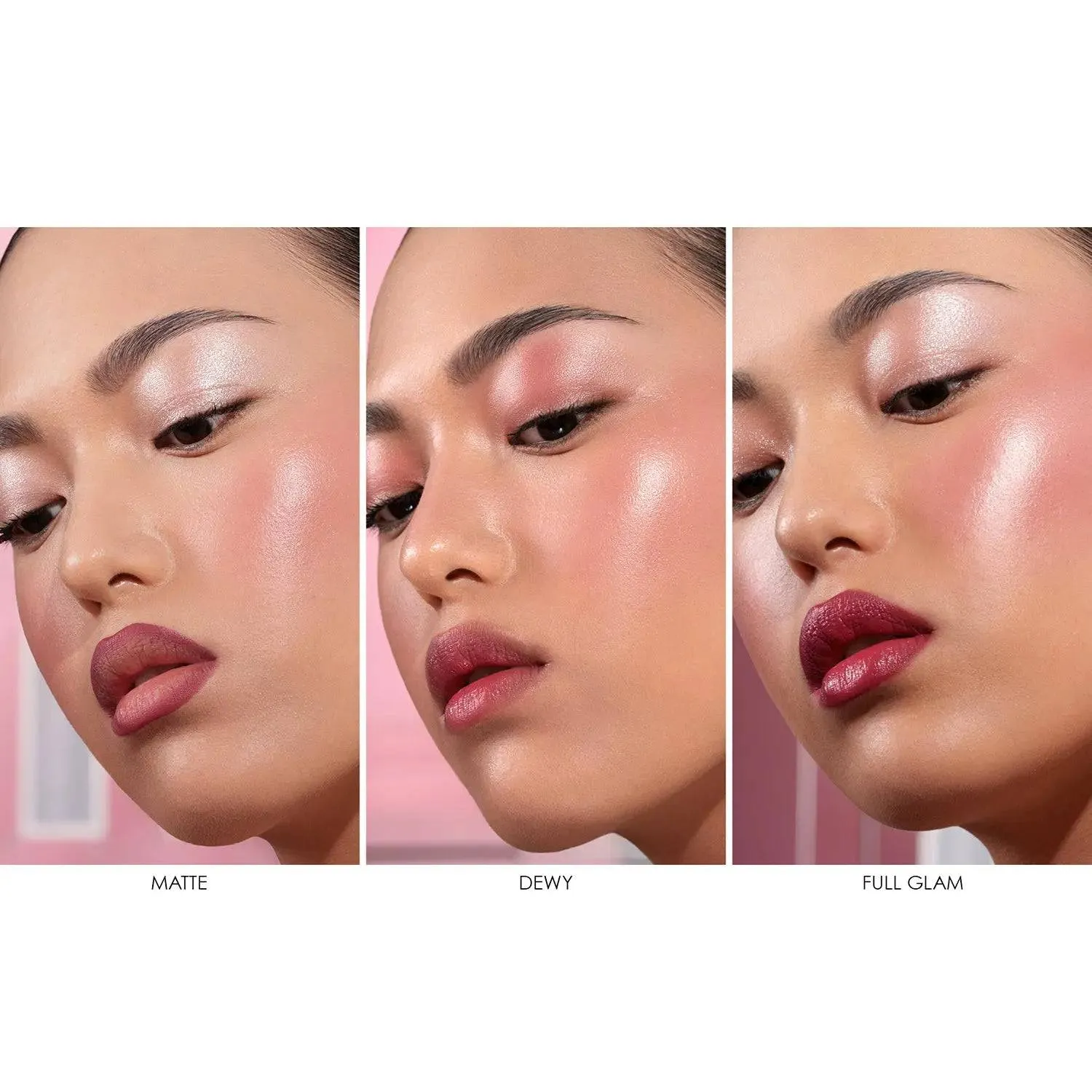 Natasha Denona Berry Pop Cheek Trio Blush vegan cranberry