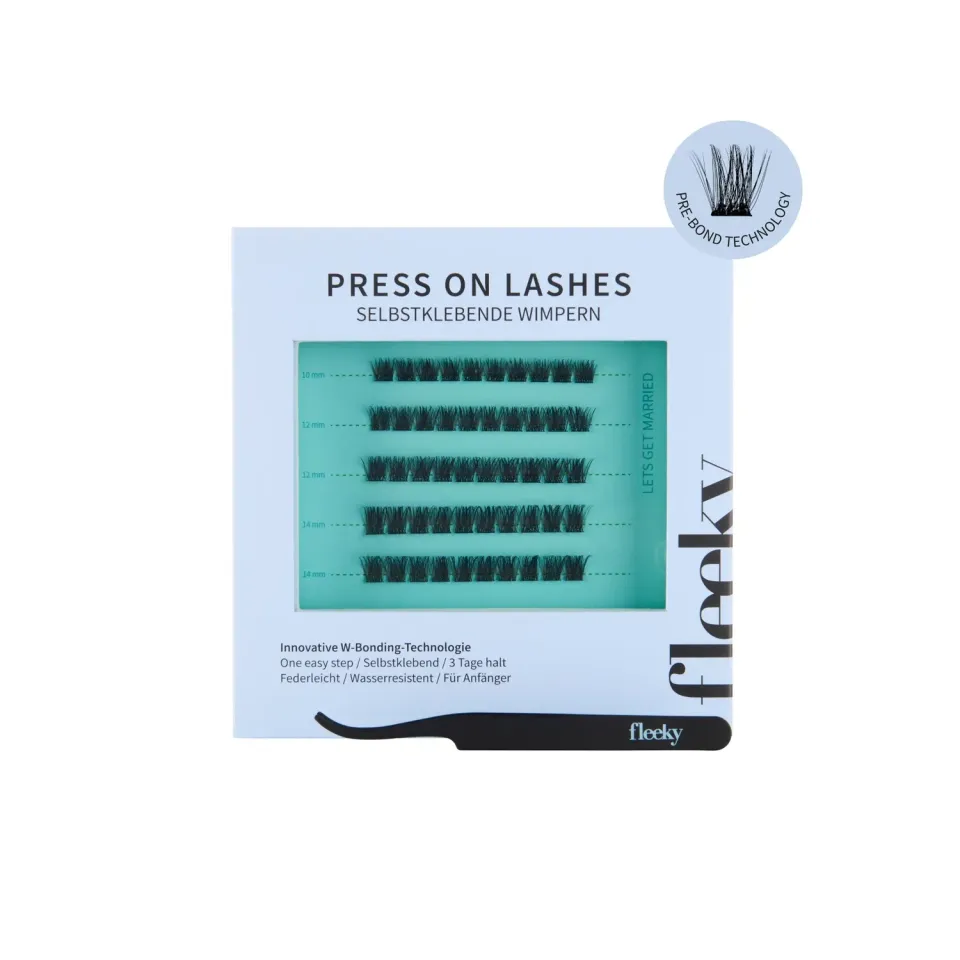 fleeky Press On Lashes Let´s Get Married Wimpern Set