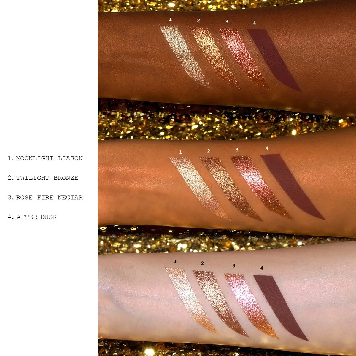 Pat McGrath Labs Venus Voyeuristic Vixen Lidschatten Quad bronze