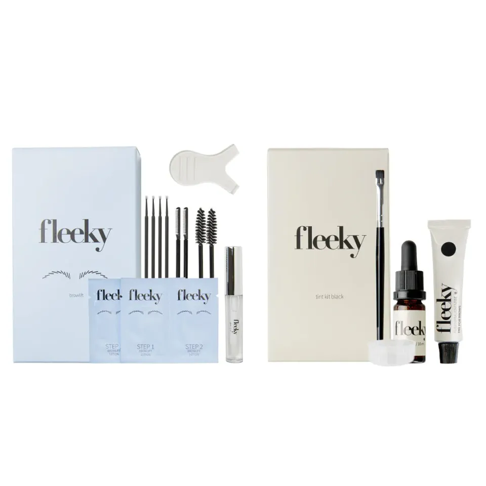 fleeky Browlift & Tint Kit Bundle Augenbrauen-Set brown