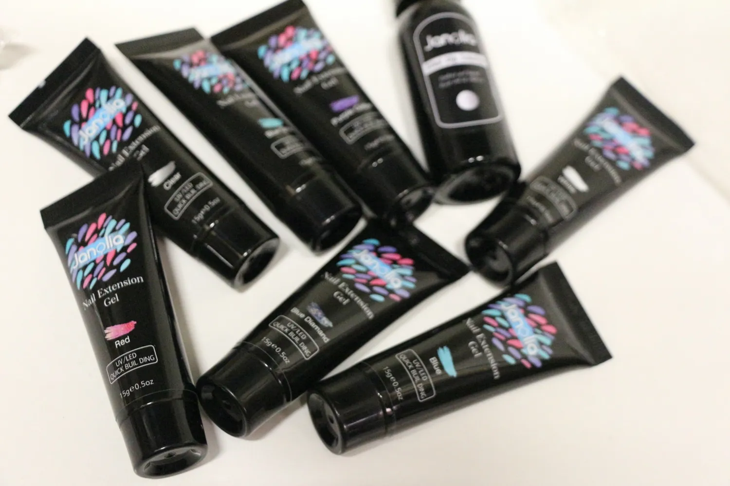 Janolia Nagelverlängerung Gel Starter Set 6 Farben