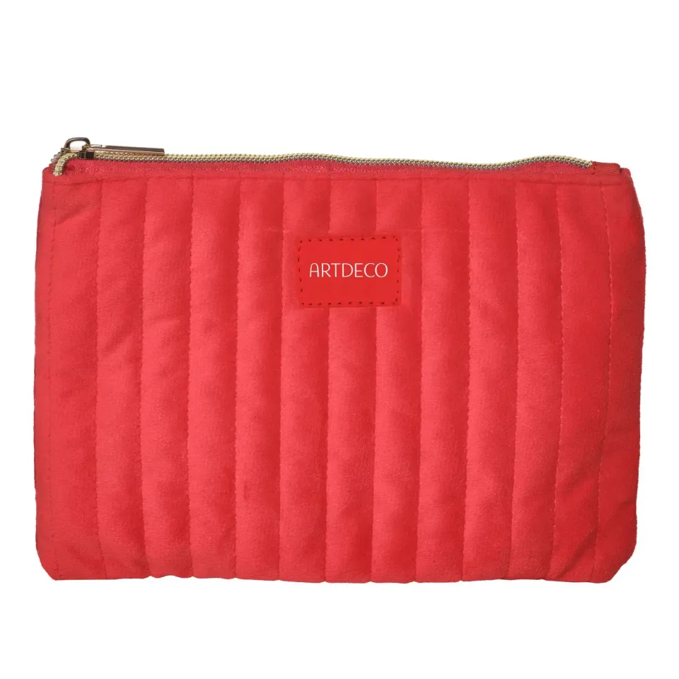 ARTDECO Velvet Pouch Red Kosmetiktasche Samt