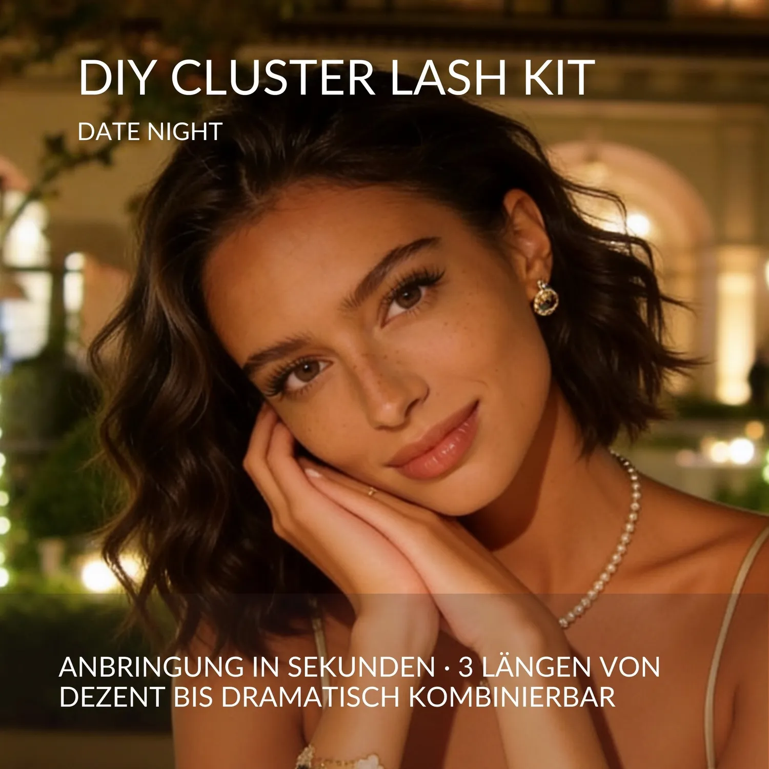 fleeky Press On Lashes Date Night Wimpern dramatisch