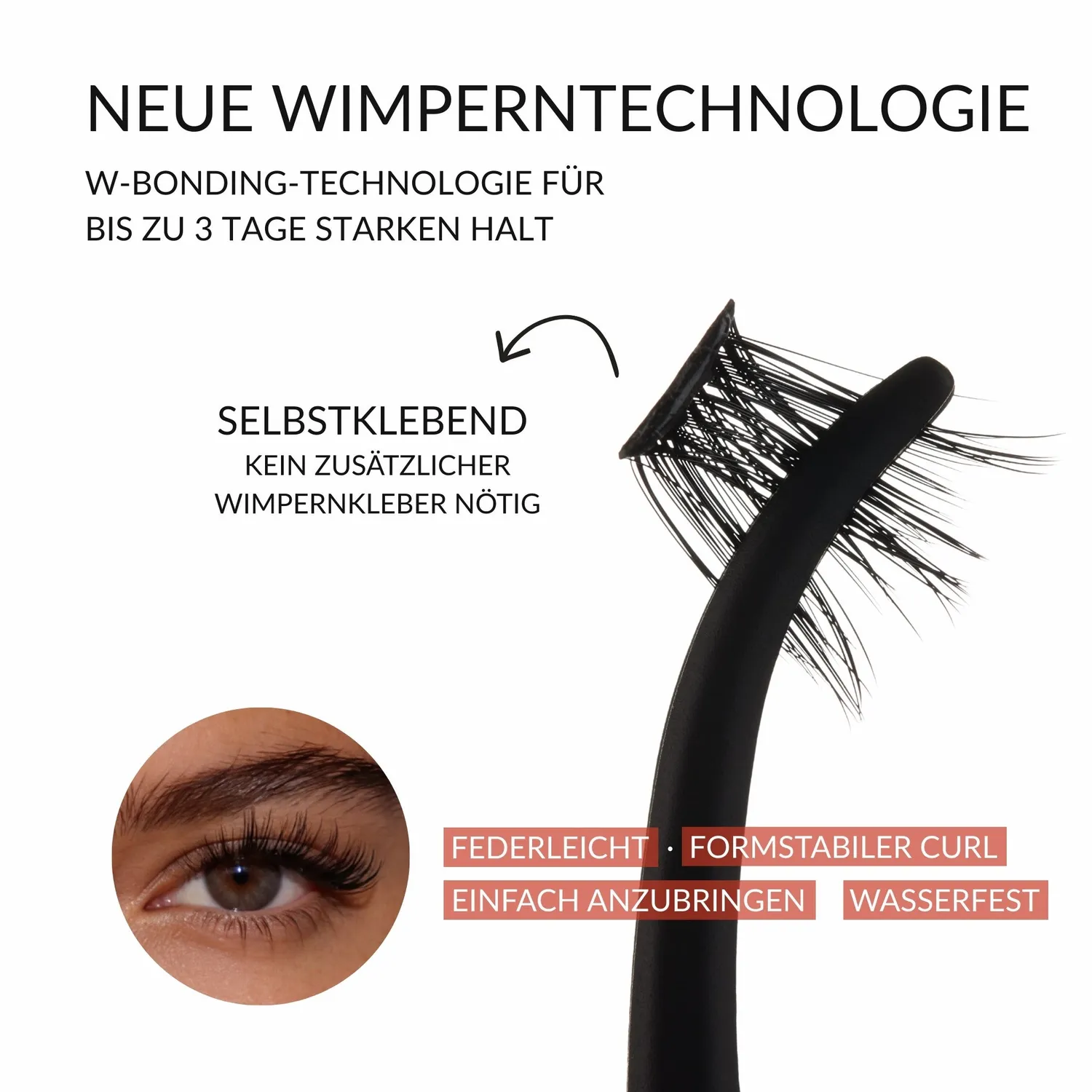fleeky Press On Lashes Masquerade Wimpern dramatisch