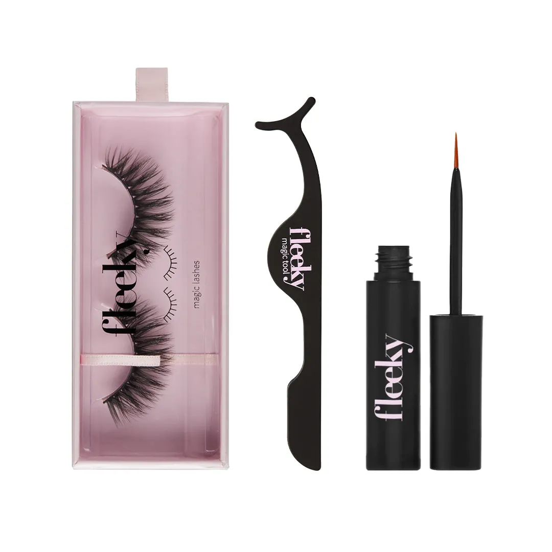fleeky Magic Lashes Sexy Wimpern 1 Paar mit Glue flexibel