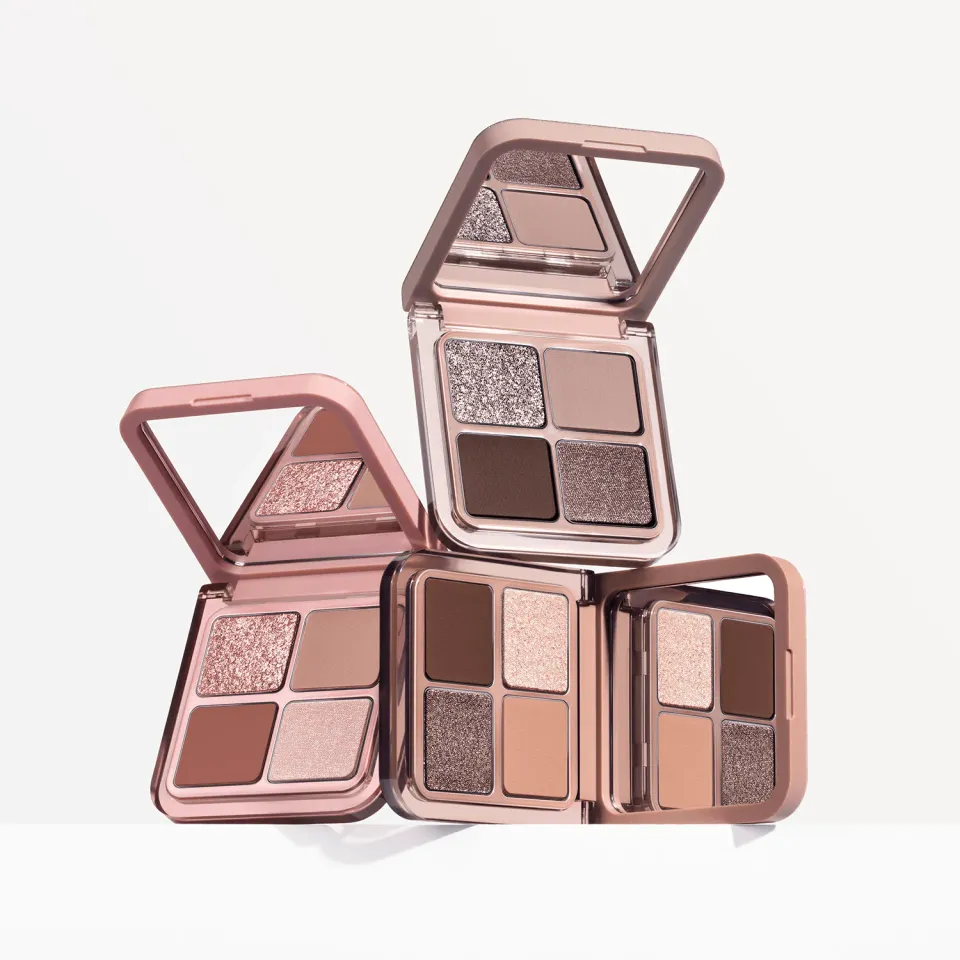 Natasha Denona Luxe Glam Compact Trio Lidschatten Set matt