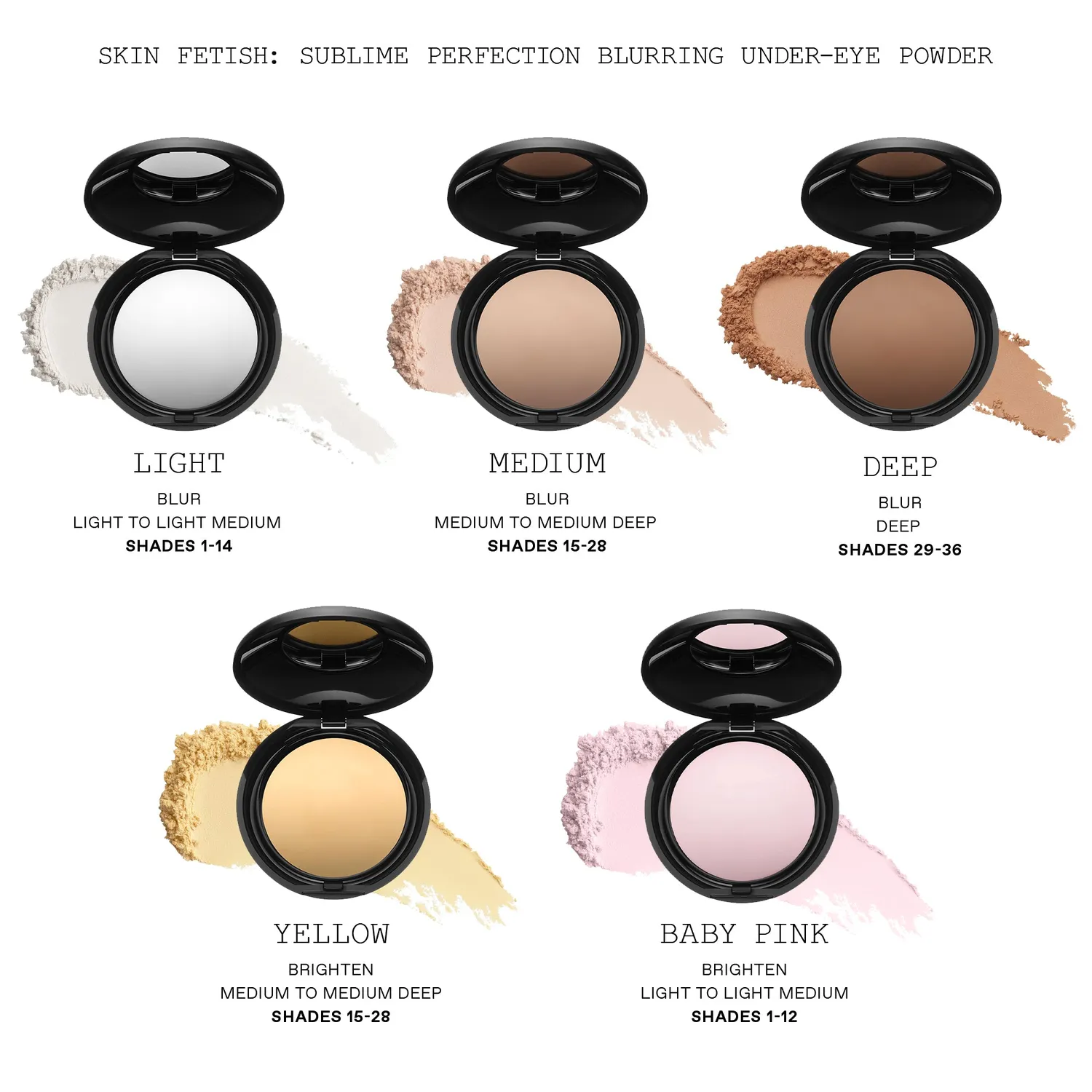 Pat McGrath Labs Skin Fetish Under-Eye Puder Pinsel Set