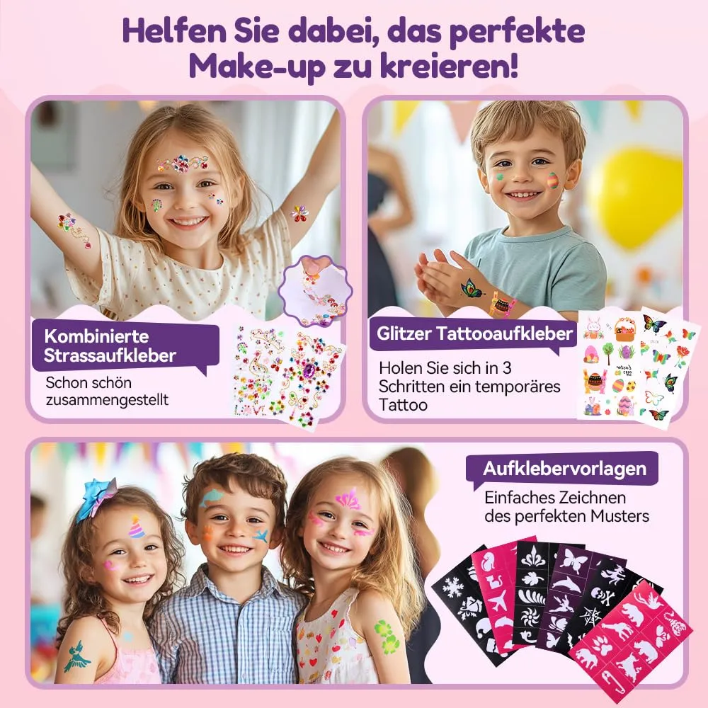 Janolia Gesichtsfarbe Kinderschminke Set 27 Farben wasserfest