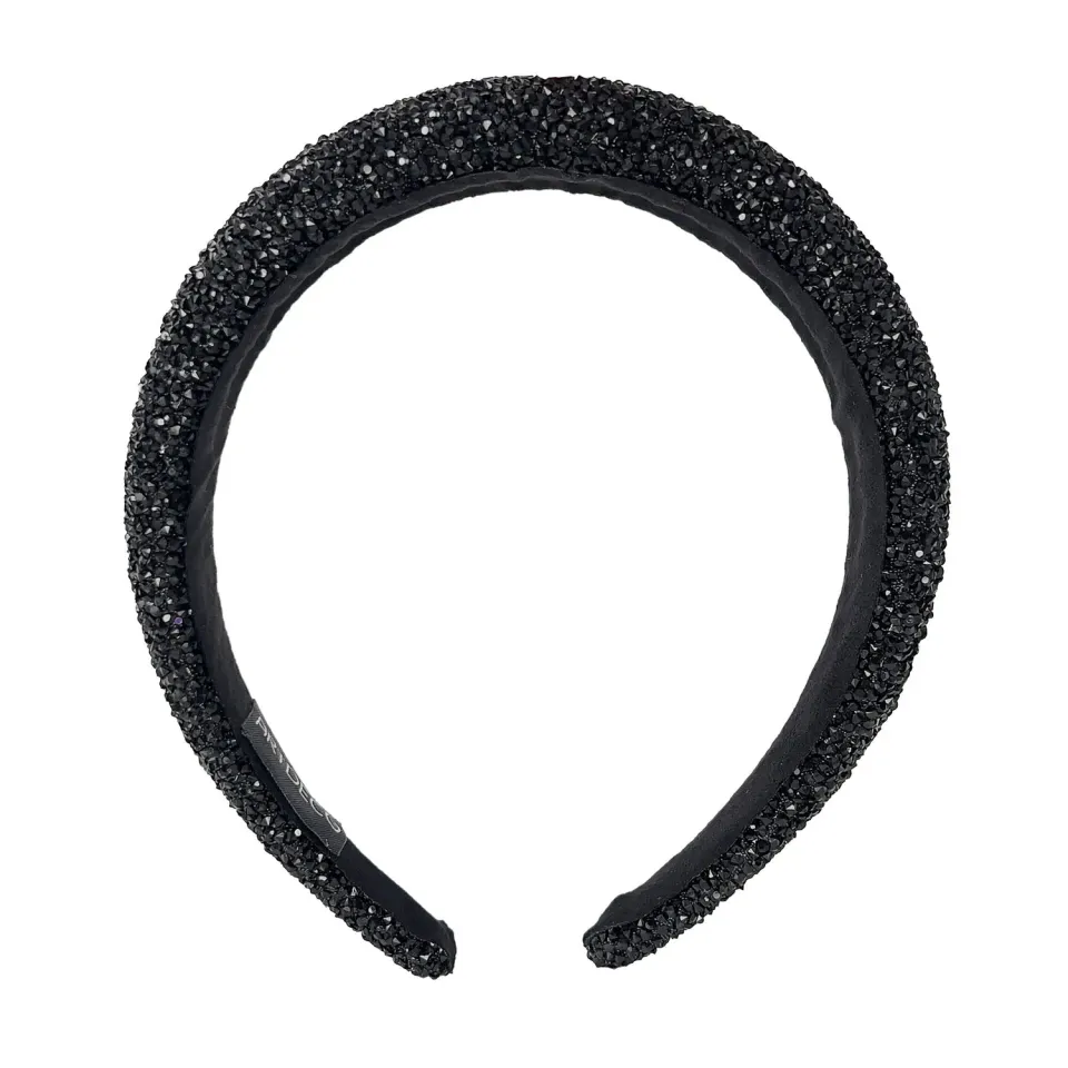 ARTDECO Headband Glam Haarband Schwarz Glitzer