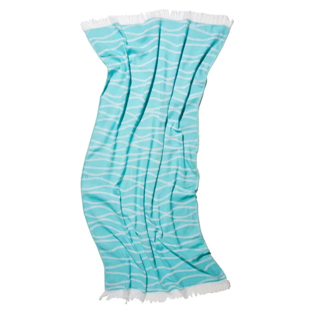 ARTDECO Light Beach Towel Strandtuch 162x100 hellblau