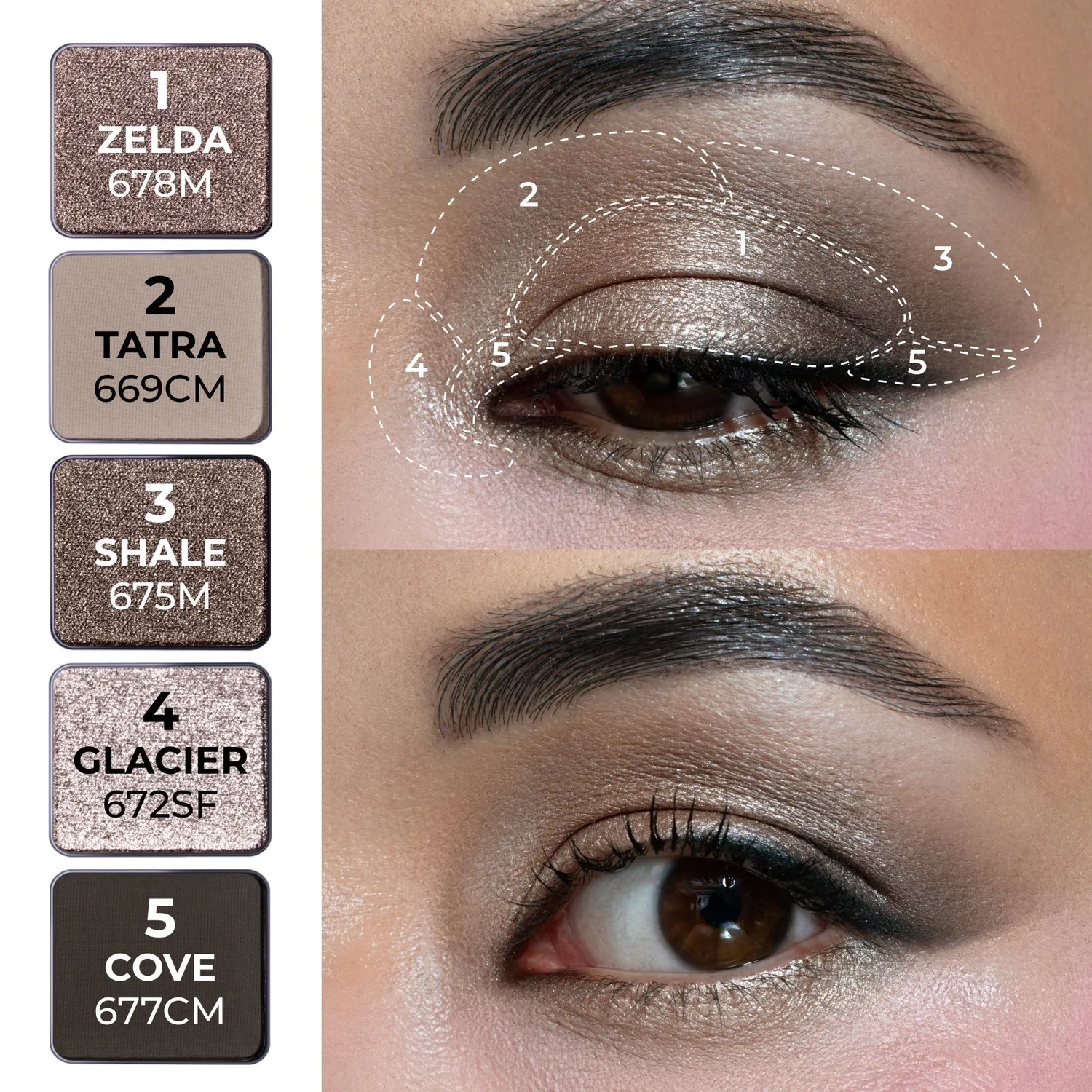 Natasha Denona I Need A Cool Lidschattenpalette 15 kühle Töne