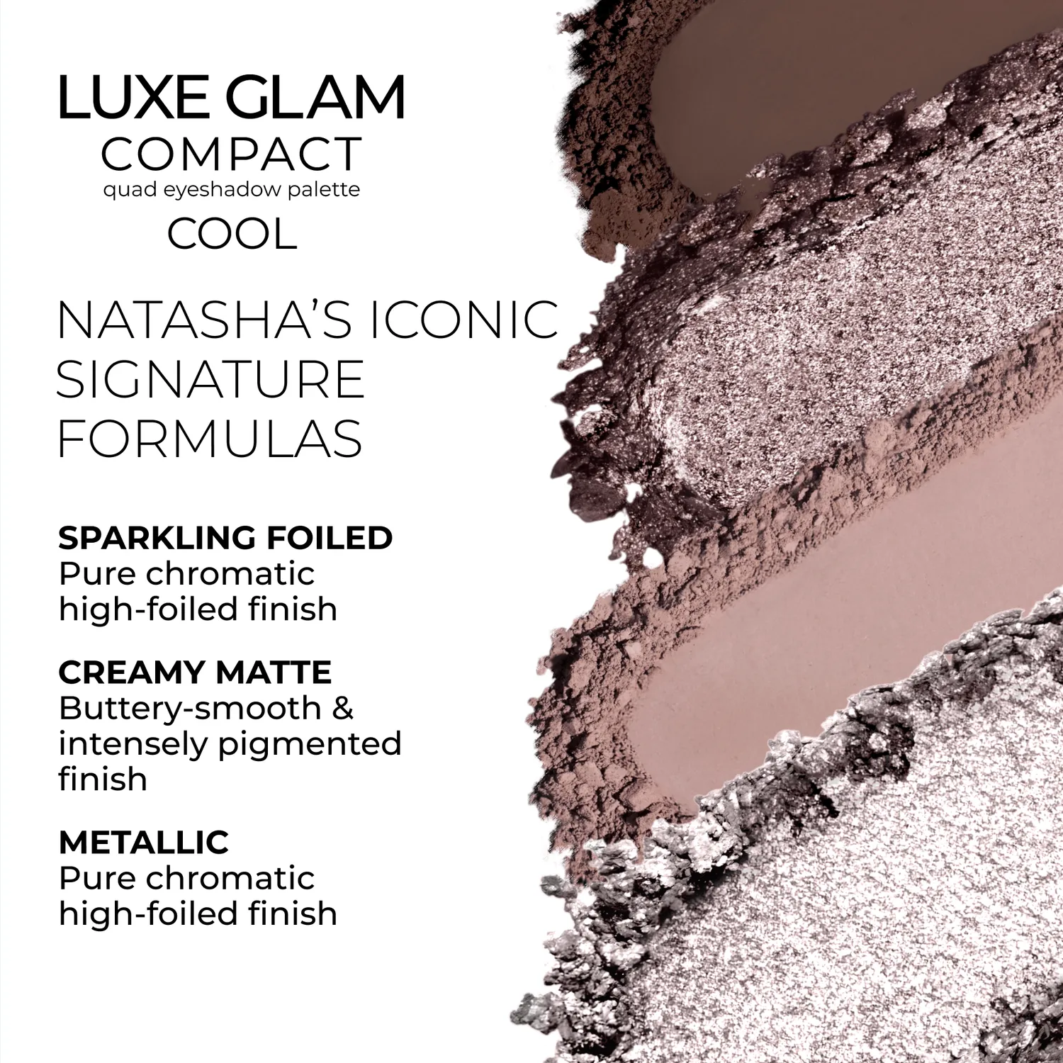 Natasha Denona Luxe Glam Compact Lidschatten Nude 7,8 g