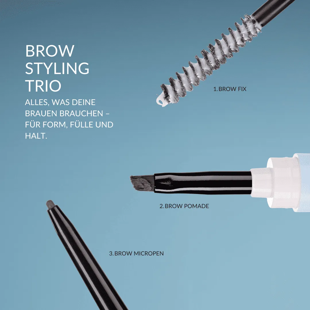 fleeky Brow Styling Trio Augenbrauen-Set braun 3-teilig