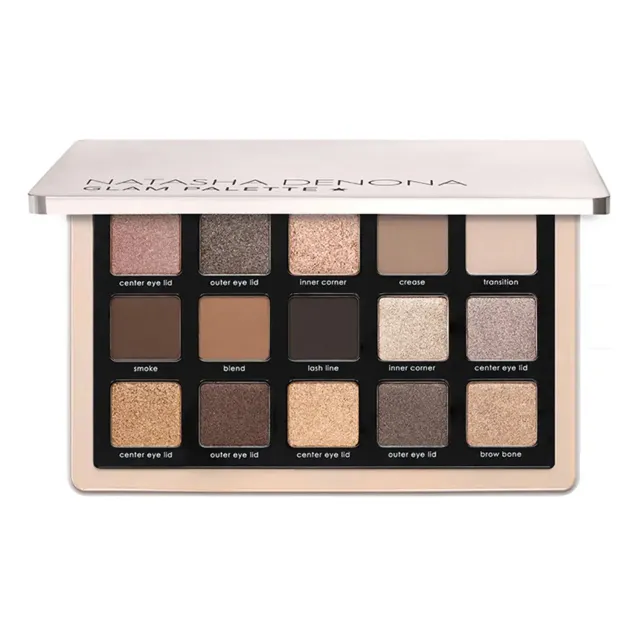Natasha Denona Glam Lidschattenpalette 15 Töne Tag und Abend