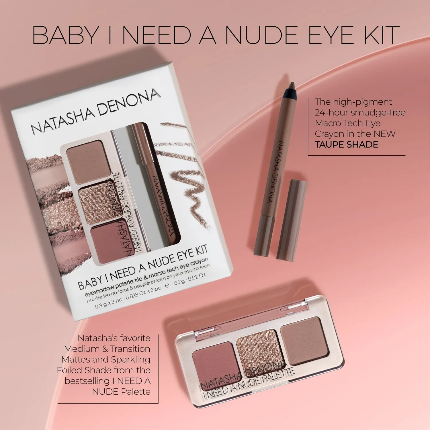 Natasha Denona Baby I Need A Nude Eye Kit taupe limitiert