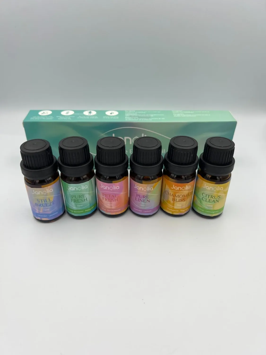 Janolia Ätherische Öle Set 6x10ml Diffuser naturrein