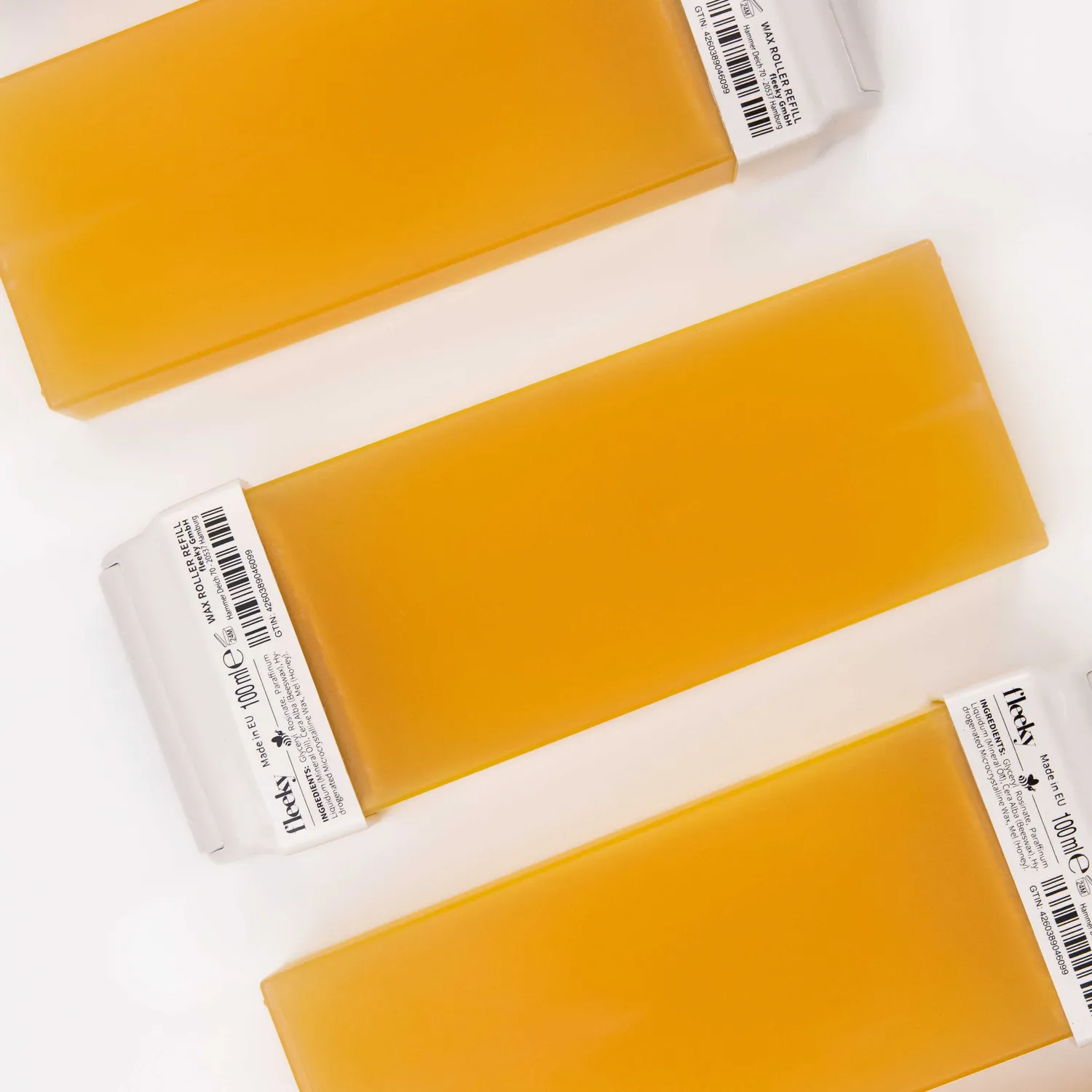 fleeky Wax Kit Roller Wachs Set mit Roller seidenglatt
