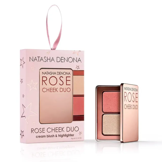 Natasha Denona Mini Rose Cheek Duo Blush Ornament cremig