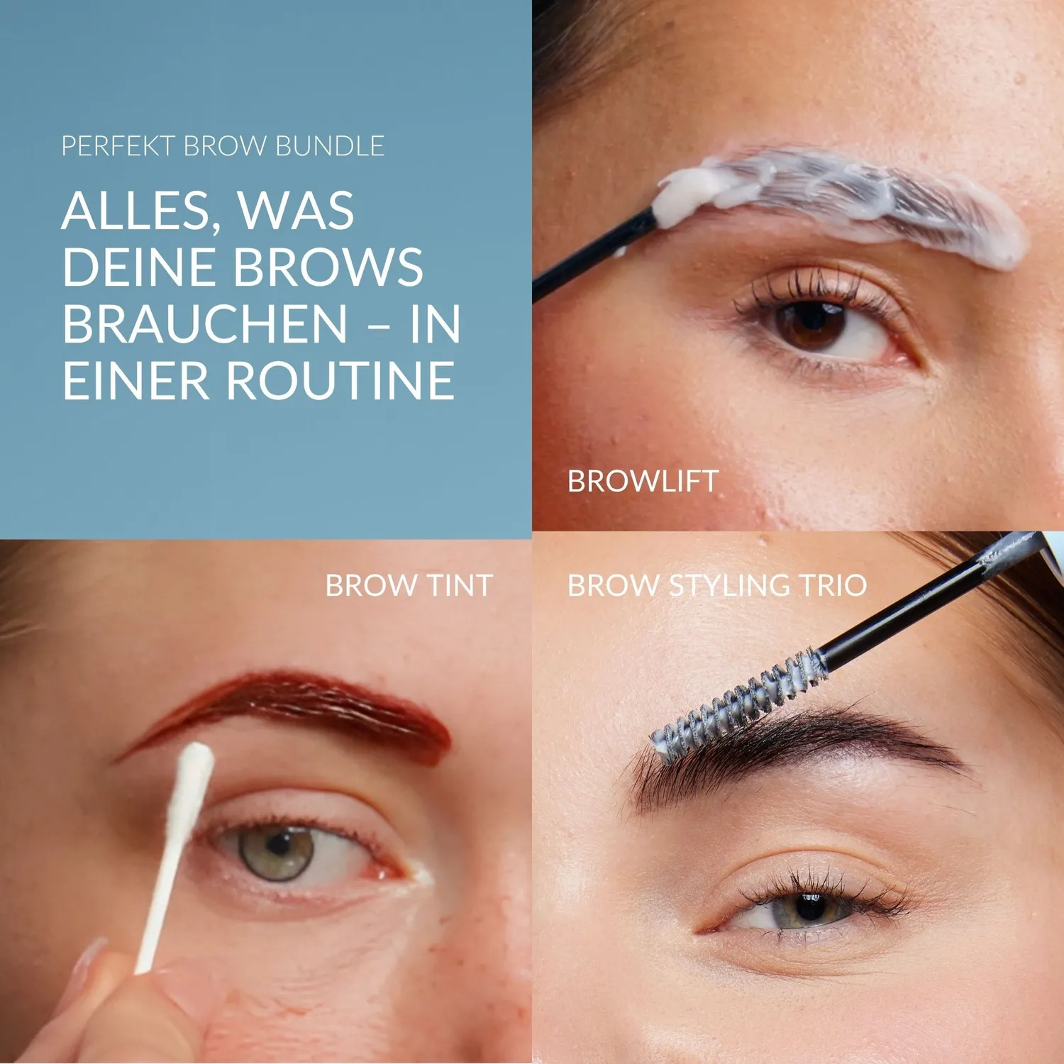 fleeky Perfect Brow Bag Augenbrauen Set mit Tint langanhaltend
