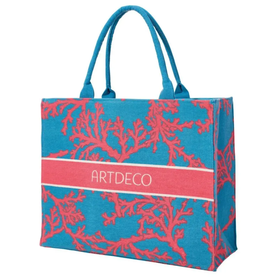 ARTDECO Large Tote Bag XL Strandtasche Coral-Design