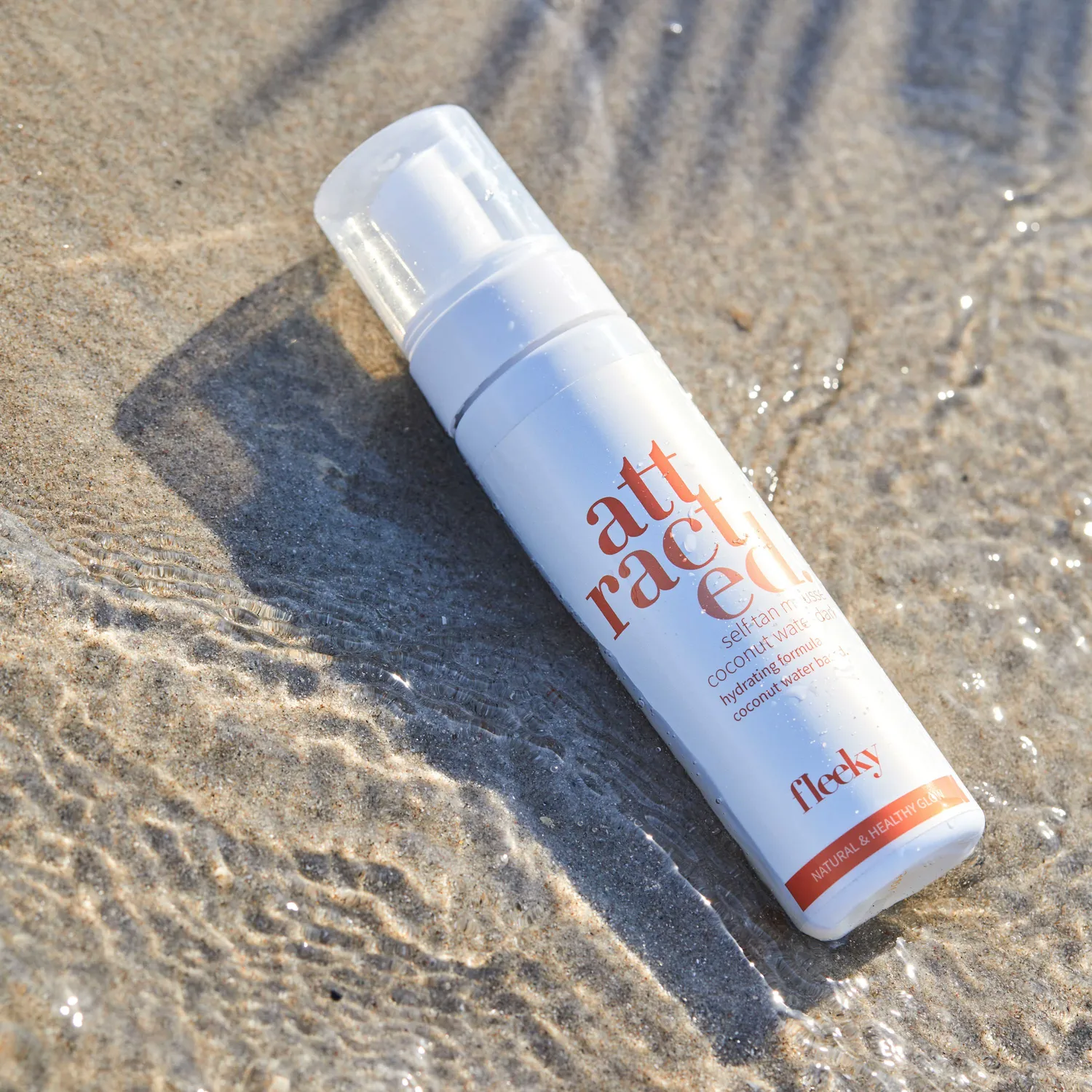 fleeky Self Tan Mousse Kokos Selbstbräuner dunkelbraun