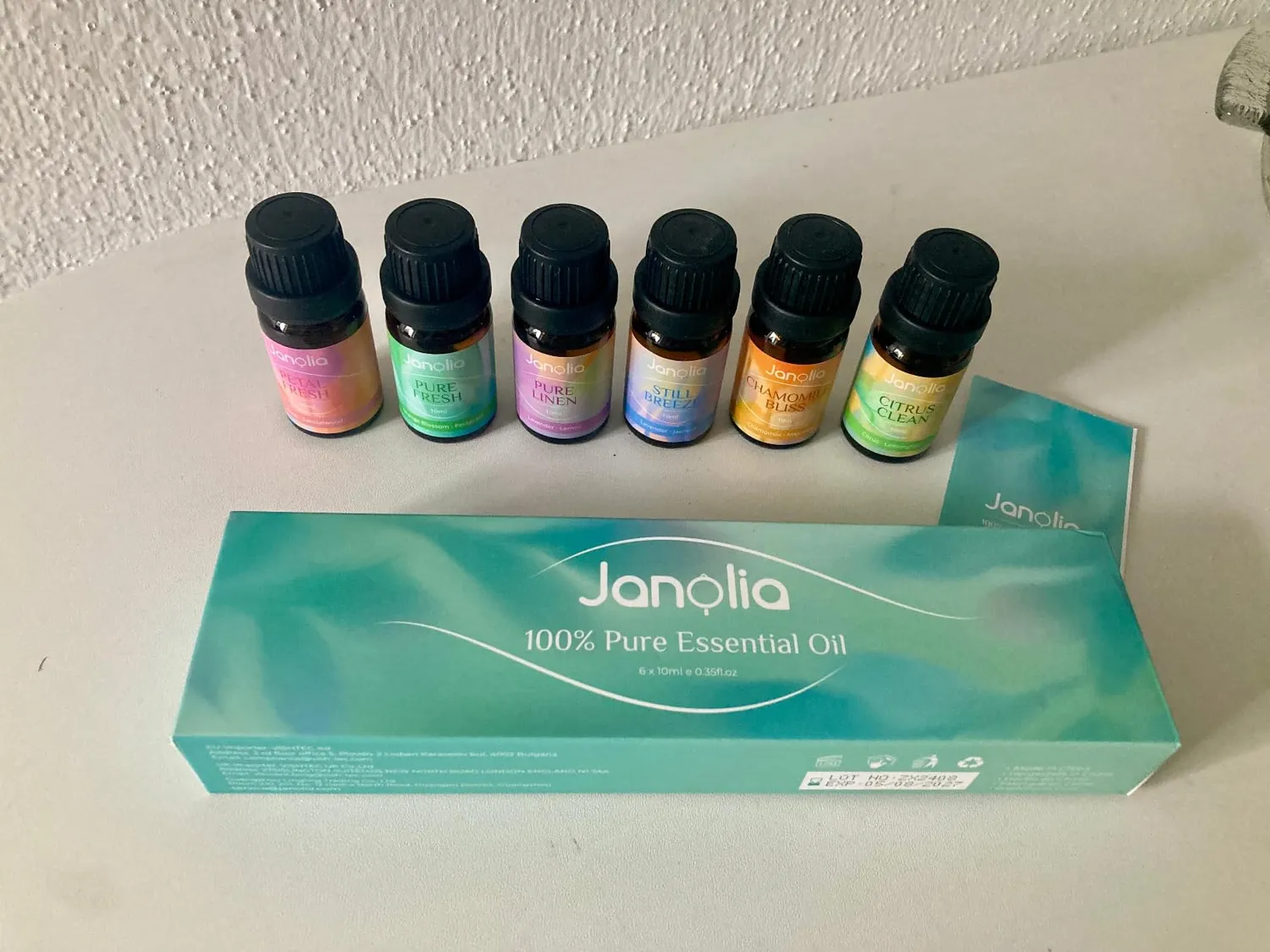 Janolia Ätherische Öle Set 6x10ml Diffuser naturrein