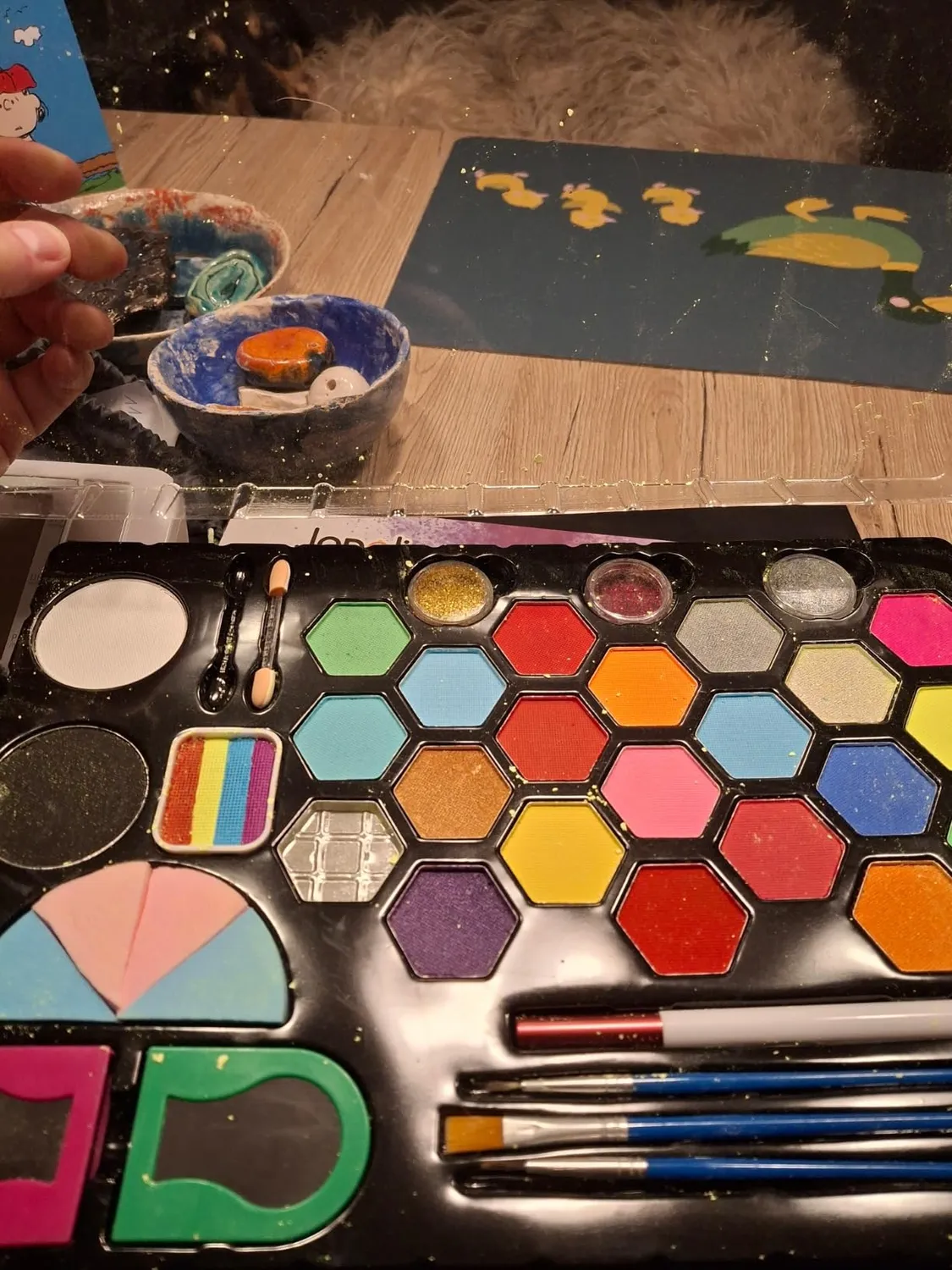 Janolia Gesichtsfarbe Kinderschminken Set 23 Farben wasserbasis