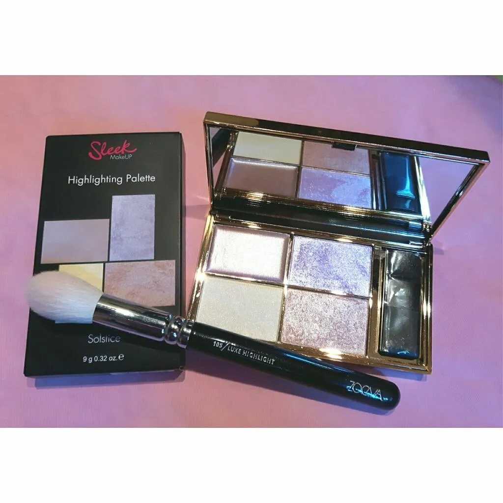 Sleek Solstice Highlighting Palette Highlighter warm