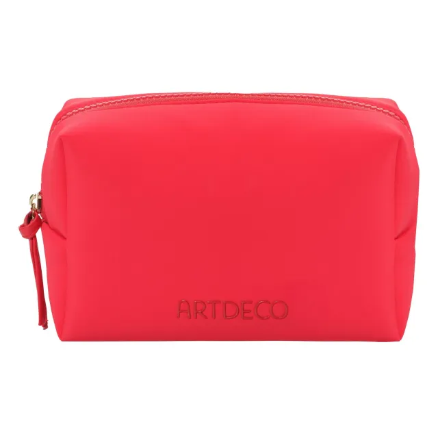ARDECO Neoprene Kosmetiktasche Rot 22 cm wasserabweisend