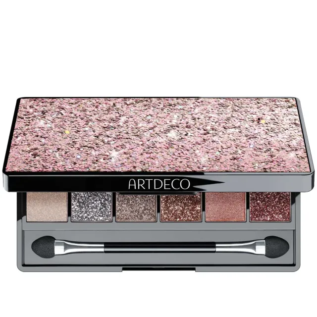 ARDECO Glittery Eyeshadow Palette 3 touch of velvet 6 Farben