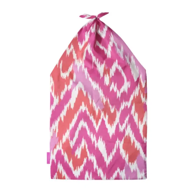 ARTDECO Silky Knot Bag Beautytasche Pink-Zickzack flach