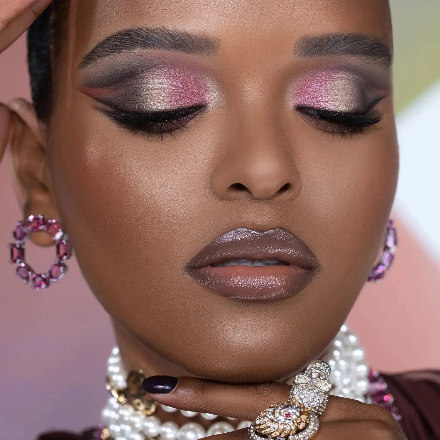 Natasha Denona Retro Glam Lidschatten Palette 15 Farben grün
