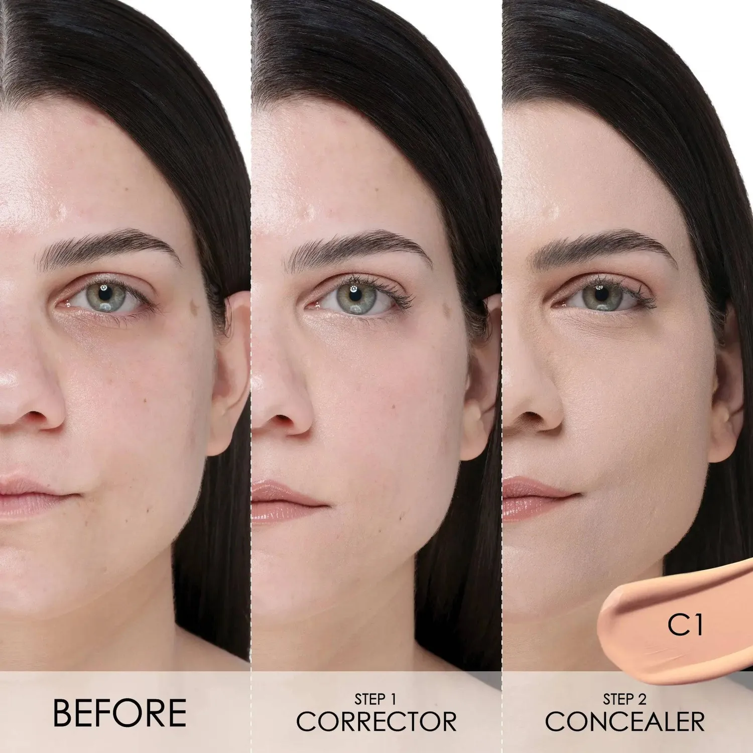 Natasha Denona Hy-Glam Corrector Concealer C1 Fair 7 ml Feuchtigkeit