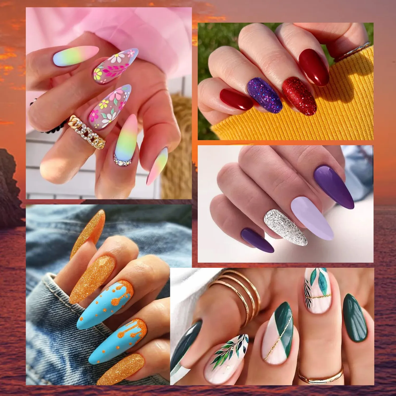 Janolia UV Nagellack Set 23-teilig 20 Farben pastell