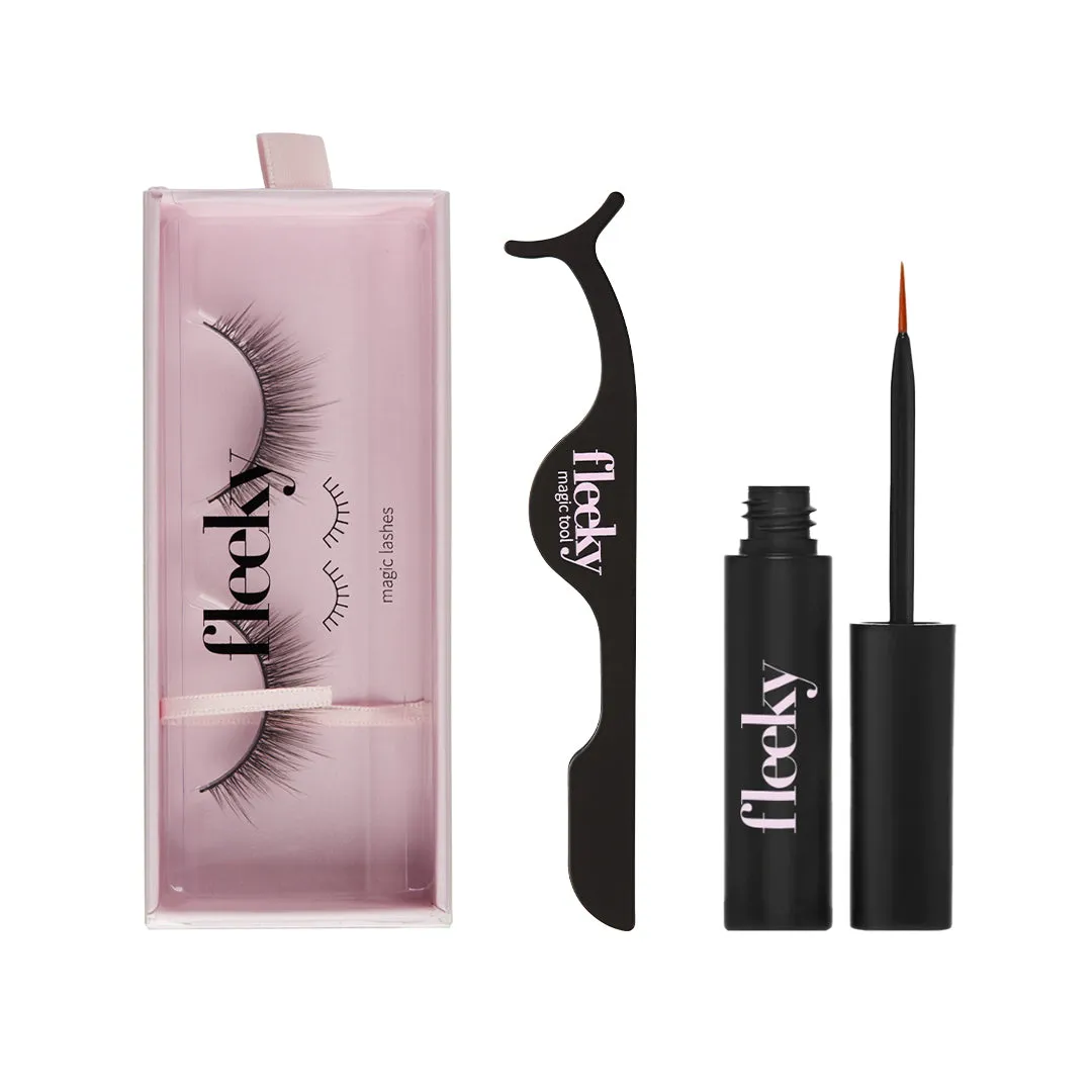 fleeky Magic Lashes Love künstliche Wimpern Set mit Glue vegan